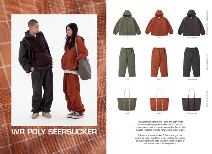 WR POLY SEERSUCKER｜軽やかに、アクティブに、新しいシーズンウェア 